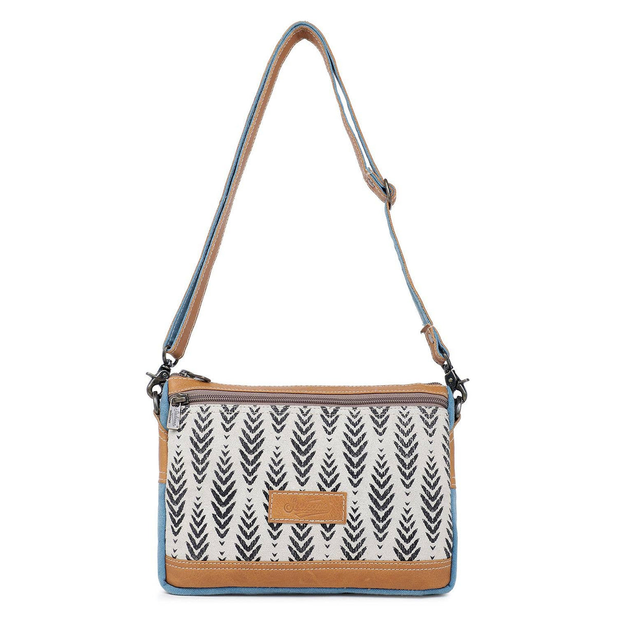 Canvas  Leather Women's Crossbody Bag