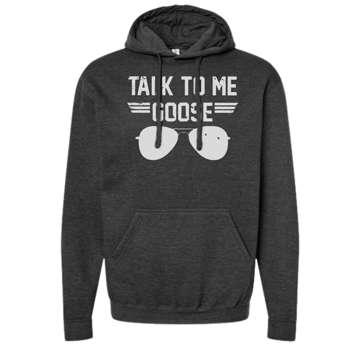 Talk to me Goose Sweatshirts and Hoodies: Heather Graphite Graphic Tee * on sale