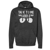 Talk to me Goose Sweatshirts and Hoodies: Heather Graphite Graphic Tee * on sale