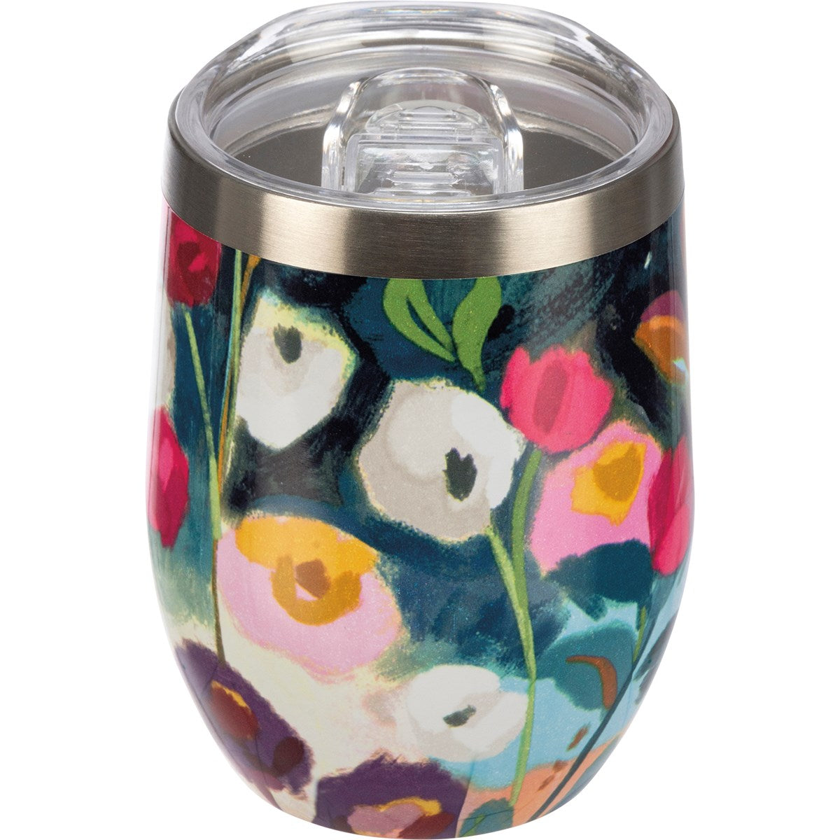 Floral tumbler
