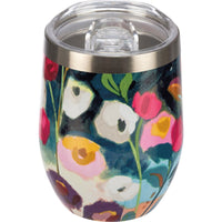 Floral tumbler