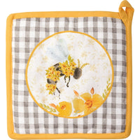 Bee Kitchen Oven Mitt Set