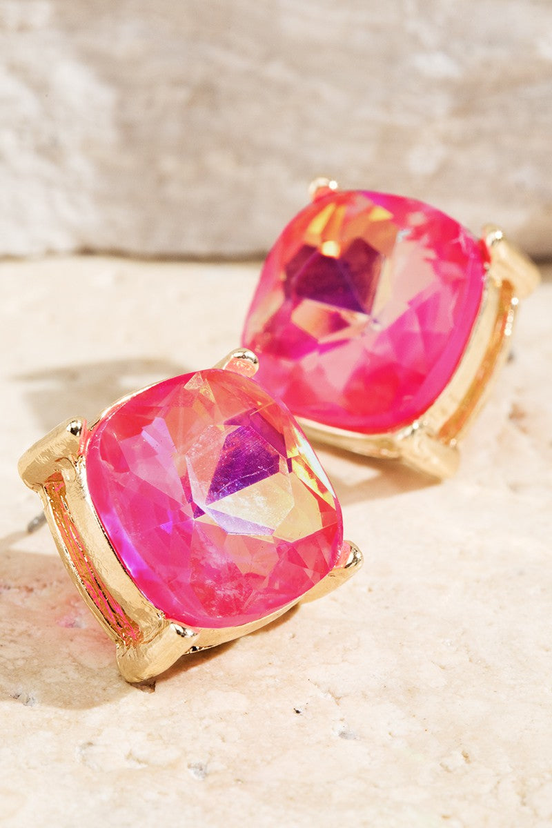 Star Bright, Star Light Stud Earring in Pink * on call