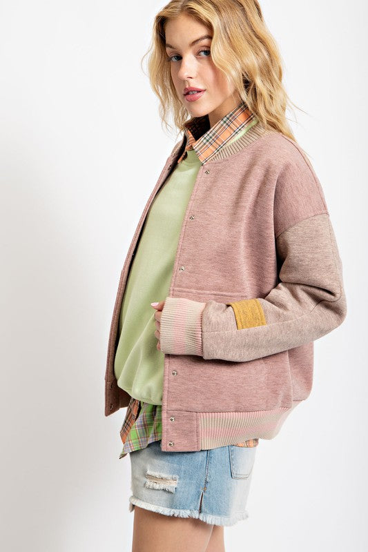 Rose Varsity Jacket