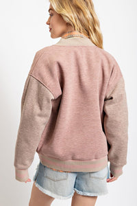 Rose Varsity Jacket