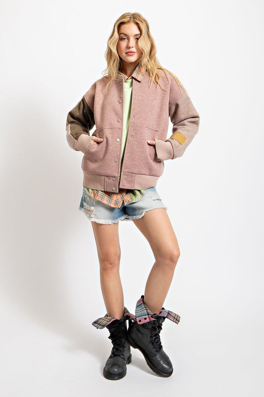 Rose Varsity Jacket