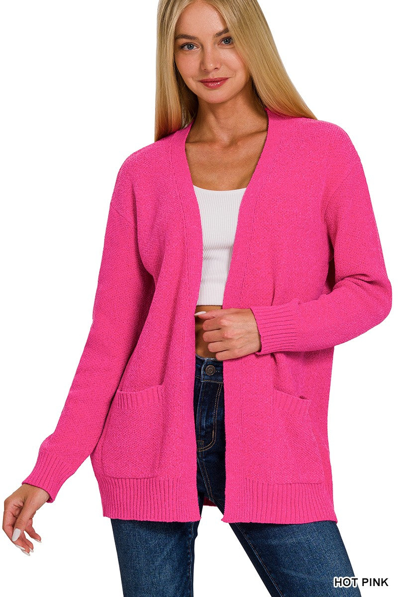 Fuschia Cardigan * on sale