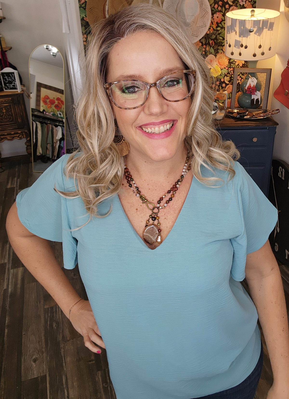 Maple Stone pendant necklace *
