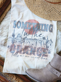 Orange Graphic tee * on sale