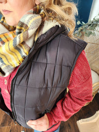 Ultra Lightweight Puffer Vest in black * on sale