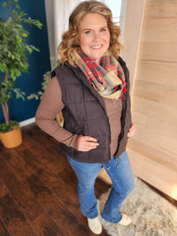 Ultra Lightweight Puffer Vest in black * on sale