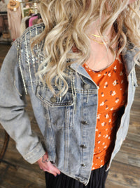Terra Cotta Floral scoop neck tank top * on sale