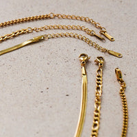 18k Gold 3 strands layered necklace *
