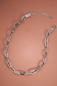 Stainless steel chain link necklace *
