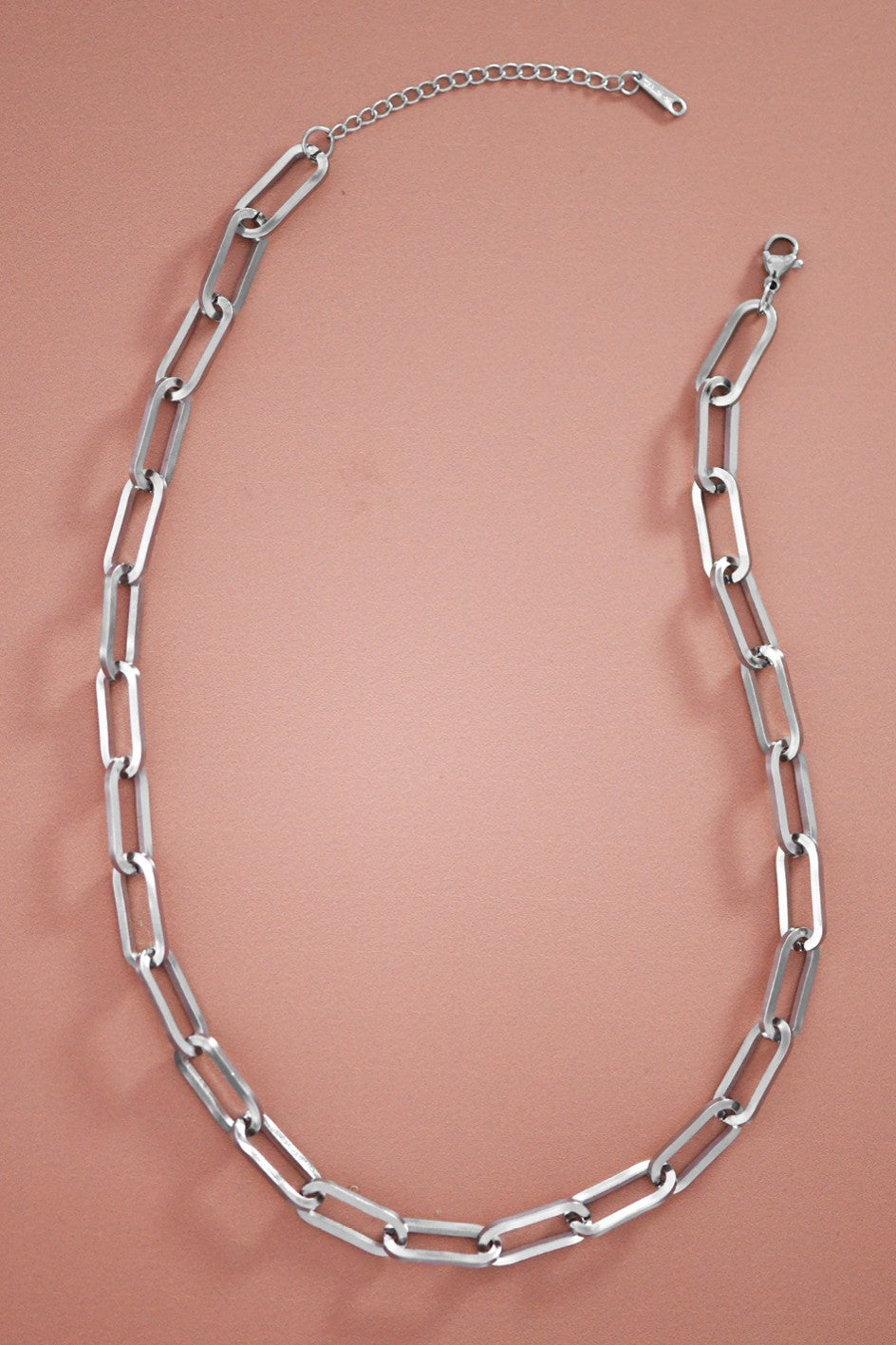 Stainless steel chain link necklace *