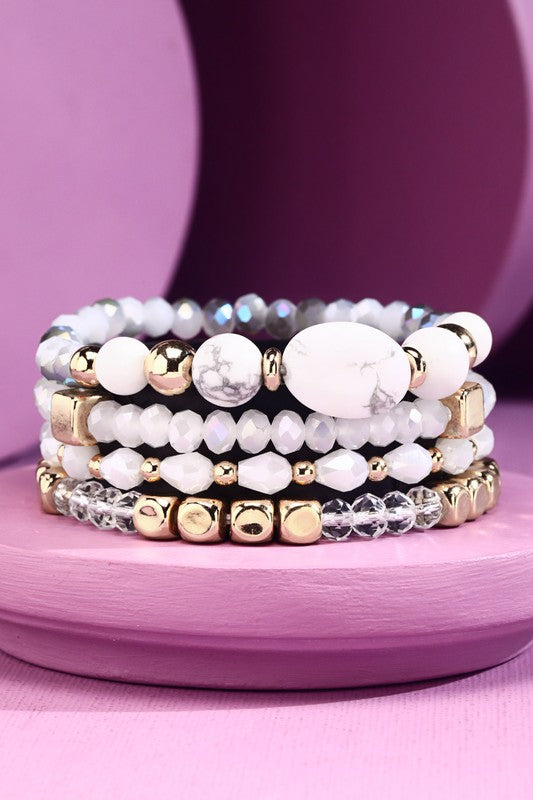 Howlite Stone  Bracelet *