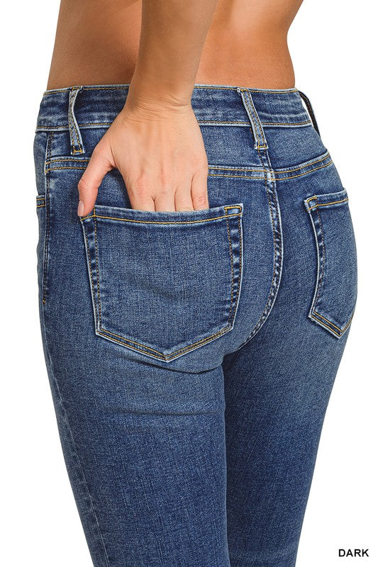 Lanie Cuffed Jean Capri