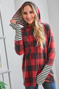 My Unusual Tuesday Hoodie: RED/BLACK