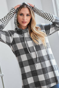 My Unusual Tuesday Hoodie: WHITE/BLACK