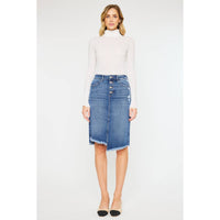 Dixie Ann Jean Skirt by Kan Can * on sale