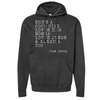 Loves Her Mama Sweatshirts and Hoodies: Heather Graphite Graphic Tee *