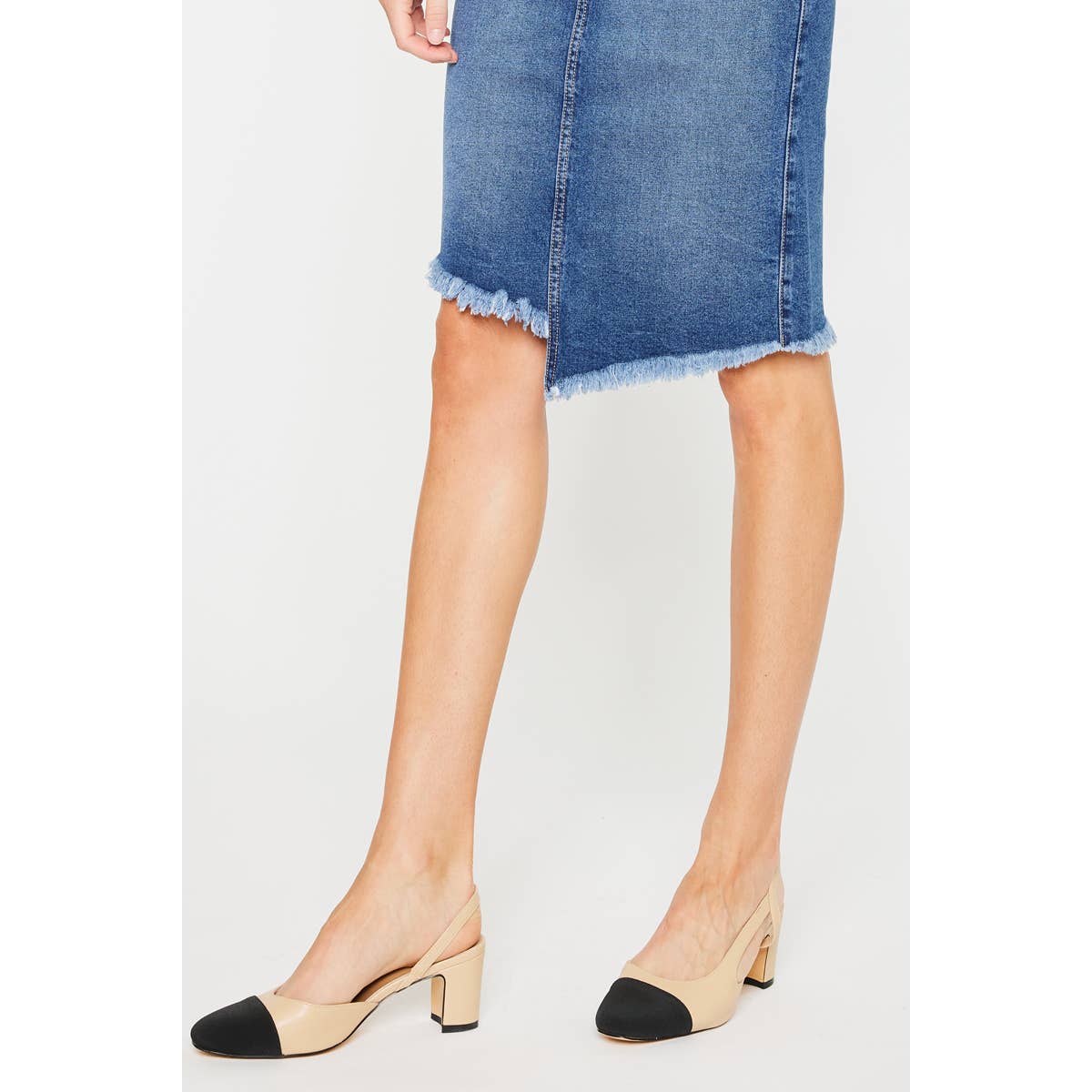 Dixie Ann Jean Skirt by Kan Can * on sale