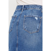 Dixie Ann Jean Skirt by Kan Can * on sale