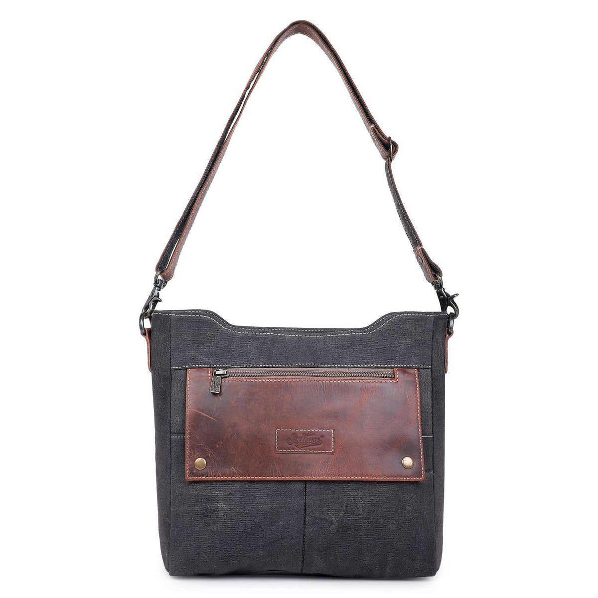 Canvas & Leather Women's Crossbody Bag