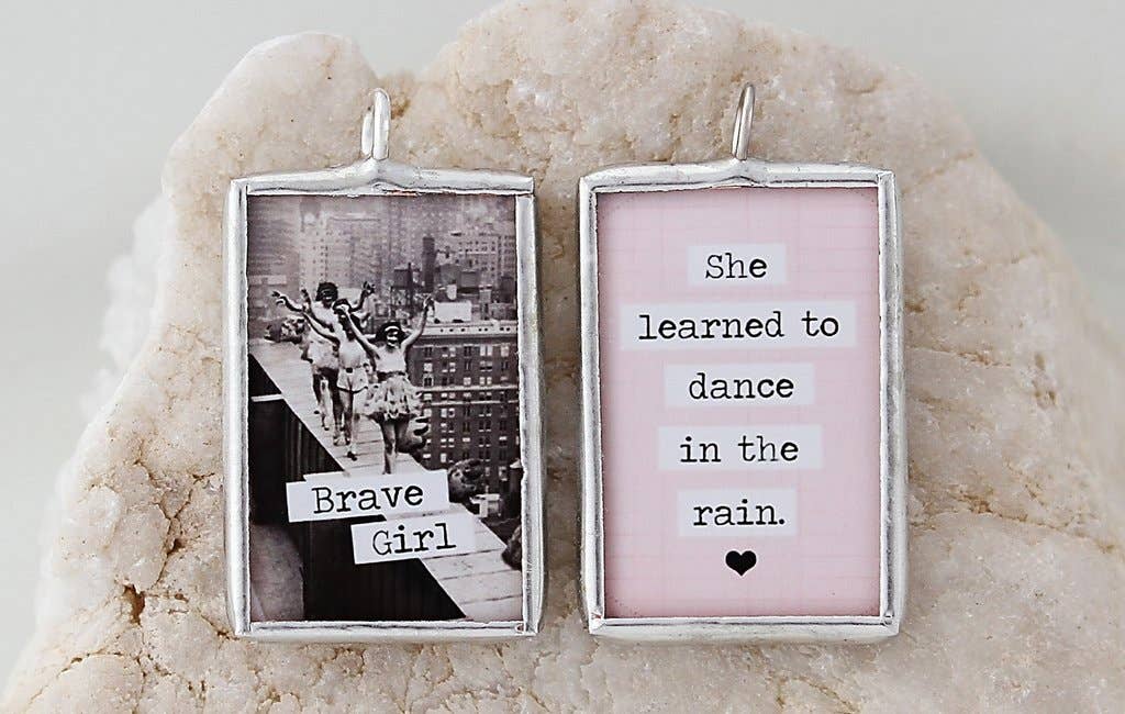 Brave Girl Soldered Art Necklace