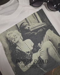 Marilyn and Tupac Graphic T-shirt