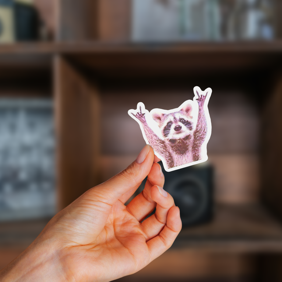 ROCKIN' RACCOON Sticker