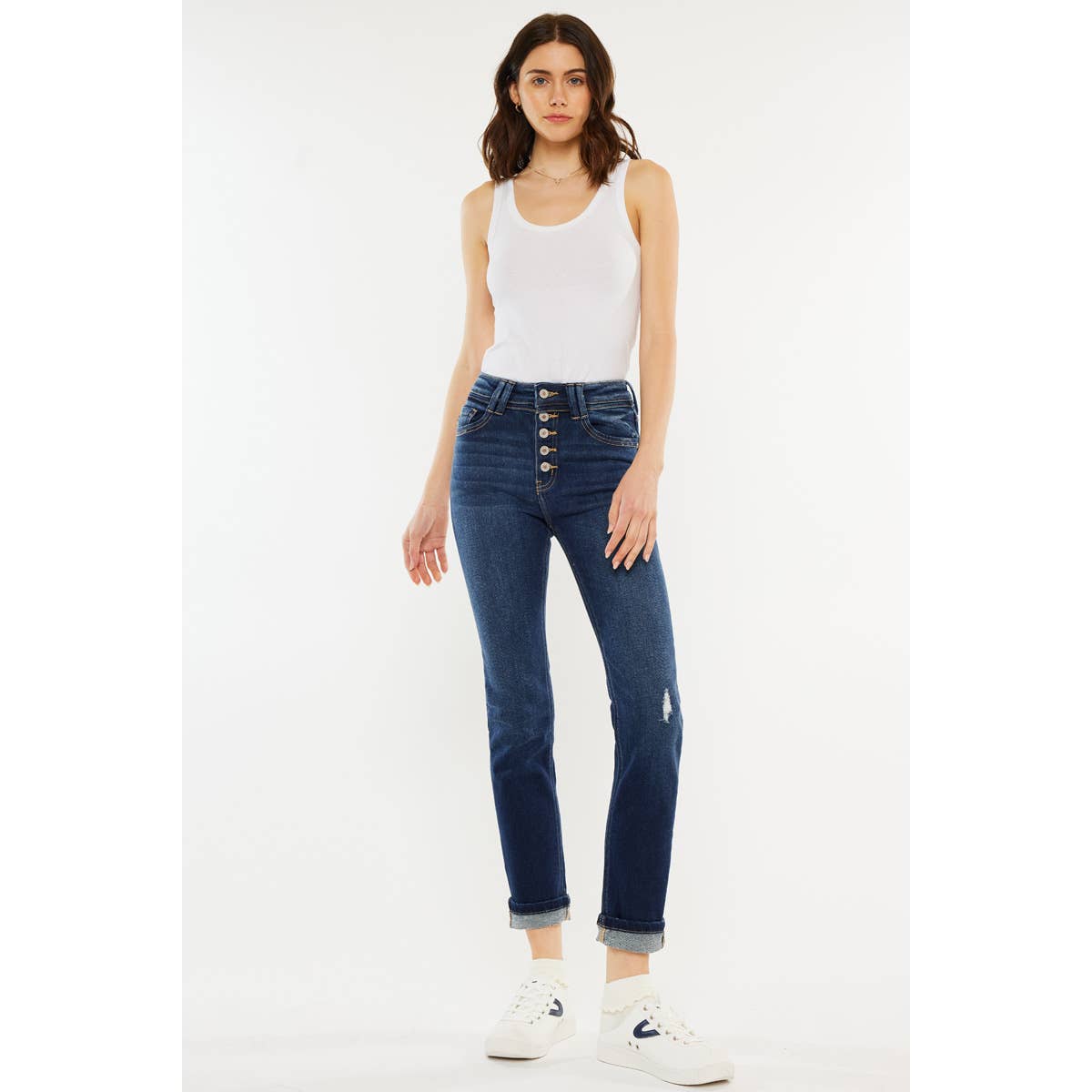 Gravel Road Capri Dark wash by Kan Can * on sale
