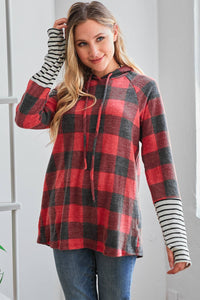 My Unusual Tuesday Hoodie: RED/BLACK