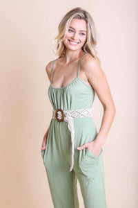 Stylish Woven Beach Belt: Natural