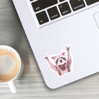 ROCKIN' RACCOON Sticker