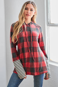 My Unusual Tuesday Hoodie: RED/BLACK