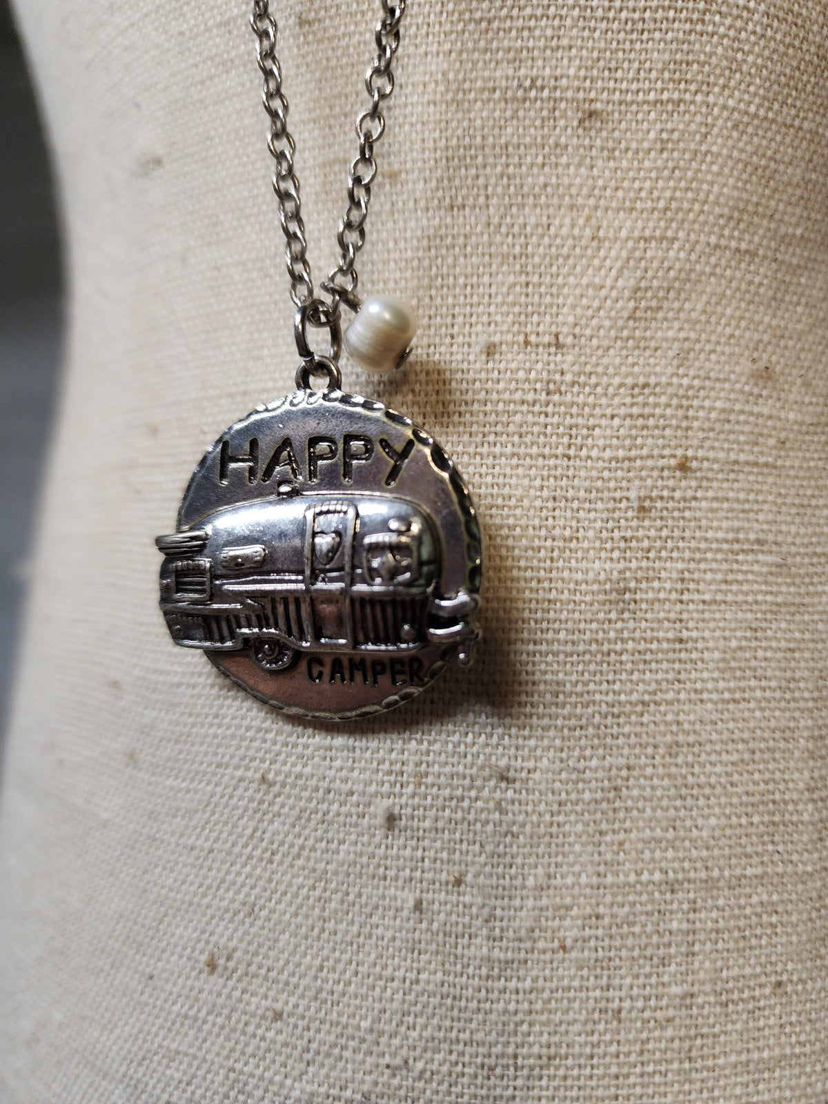 Happy Camper charm necklace *