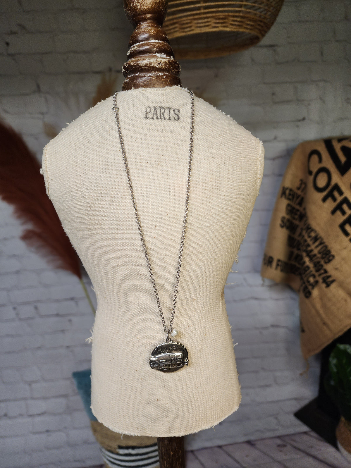 Happy Camper charm necklace *