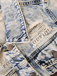 Vintage Washed Denim Jacket * on sale