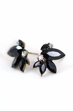 Shine So Bright Stud Earring in Black *