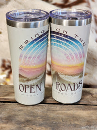 Open Roads tumbler