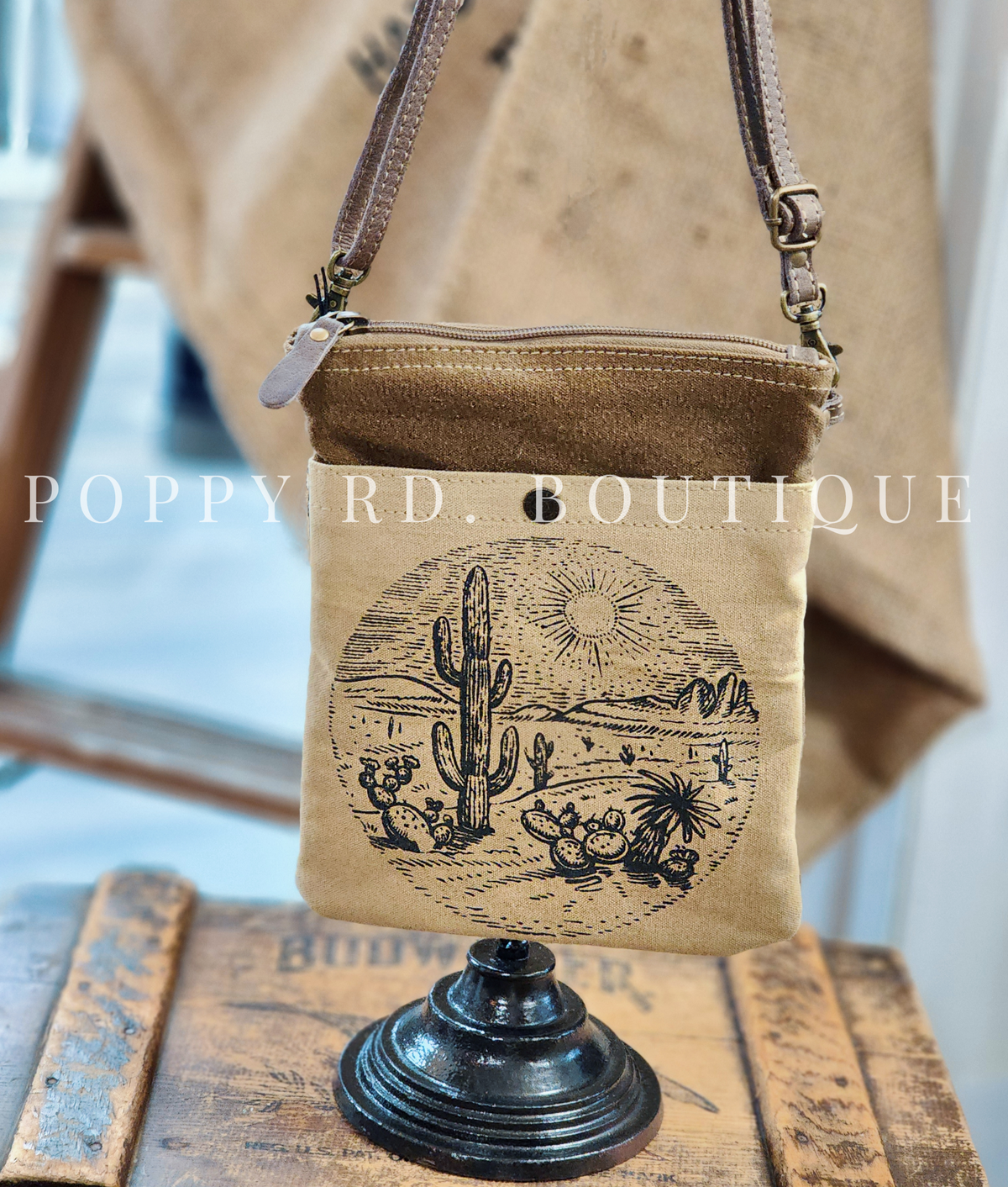 Desert Scene Crossbody Bag