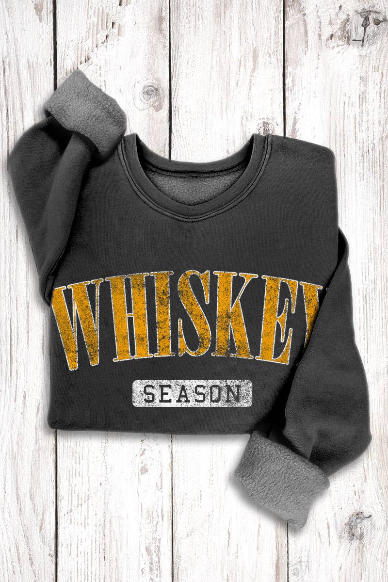 WHISKEY SEASON MINERAL SWEATER : Mineral Black
