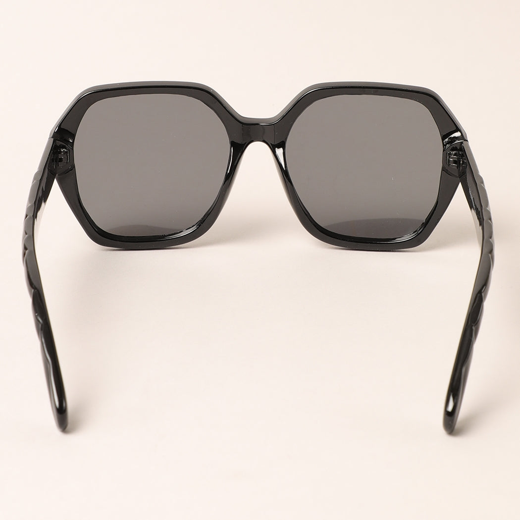 Bold Hexagon Sunglasses