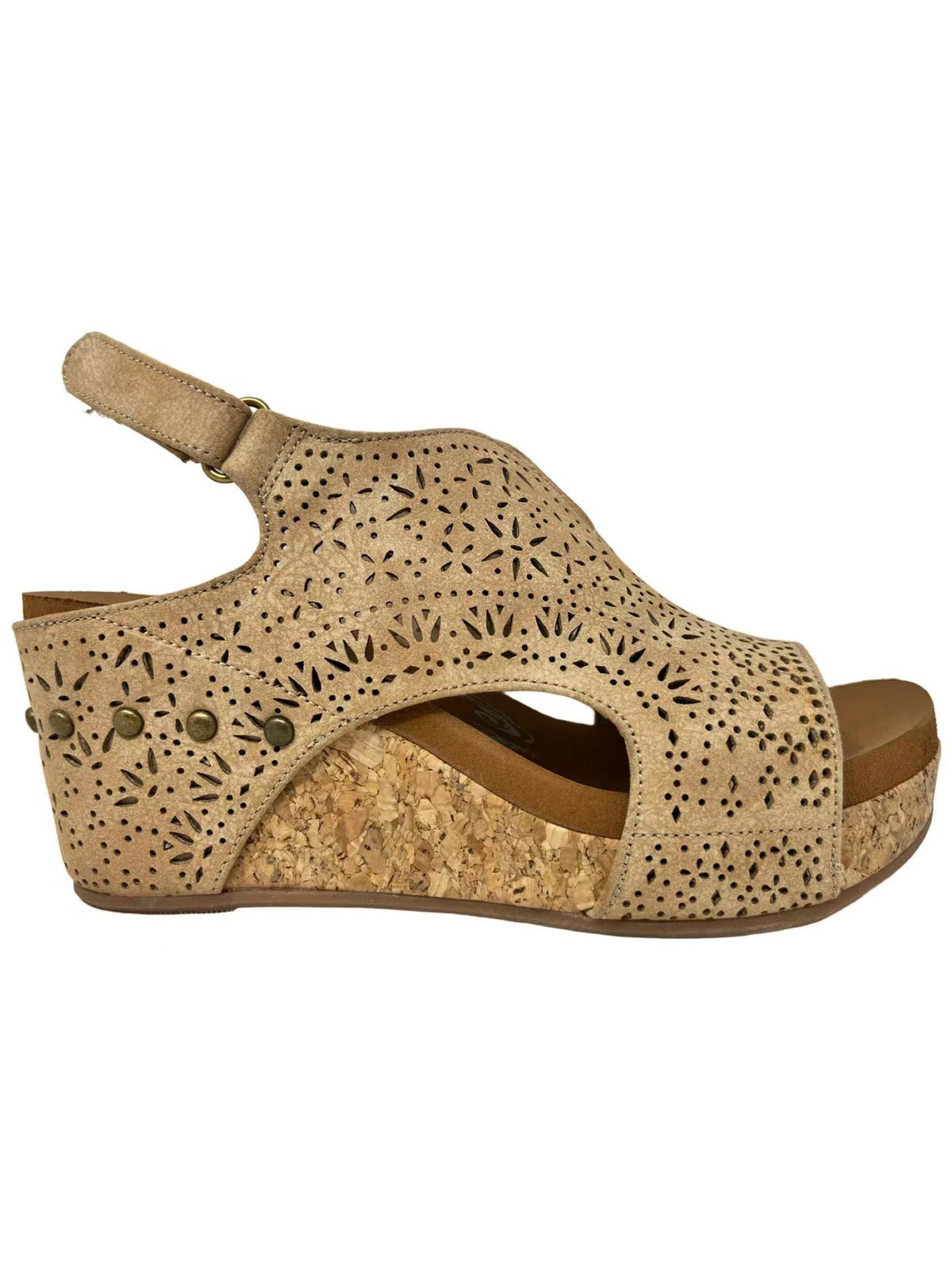 Very G Free Fly 3- Women's Wedge Sandal : Nude