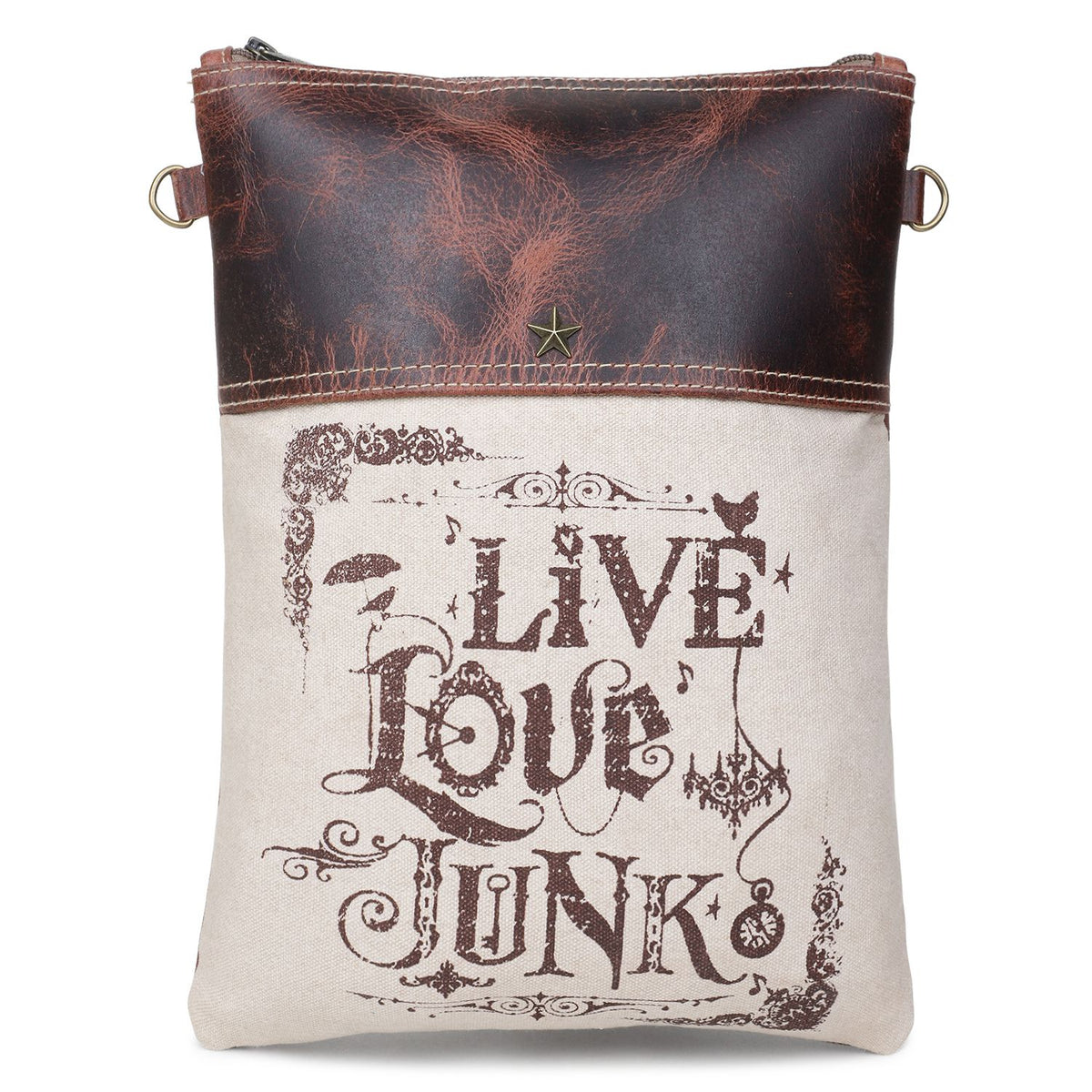 Live Love Junk Crossbody Bag