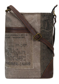 Identified Up-Cycled Canvas Women's Crossbody Bag