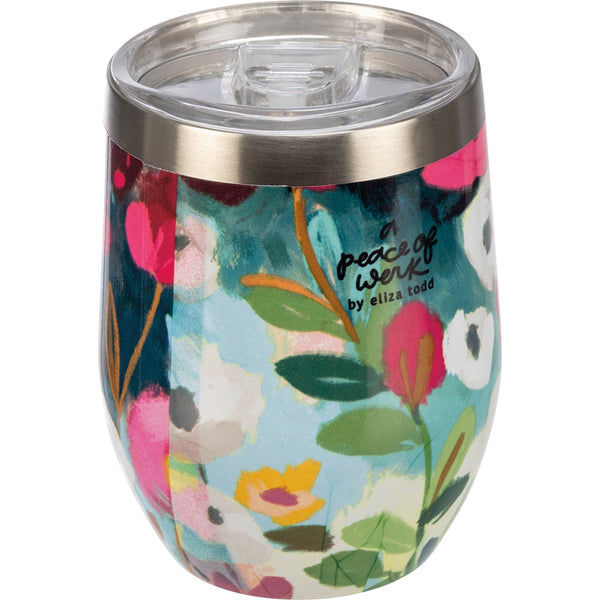 Floral tumbler