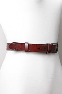 Petal punch out Belt in Brown