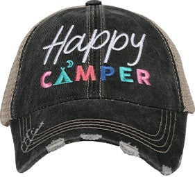 Happy Camper Baseball Cap